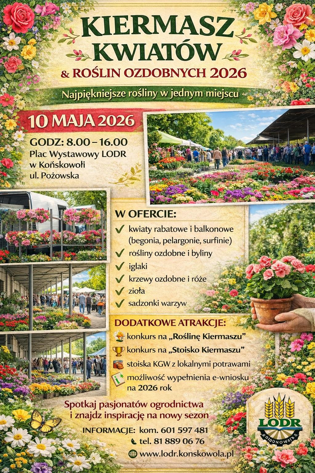 Kiermasz Roślin Ozdobnych w Końskowoli