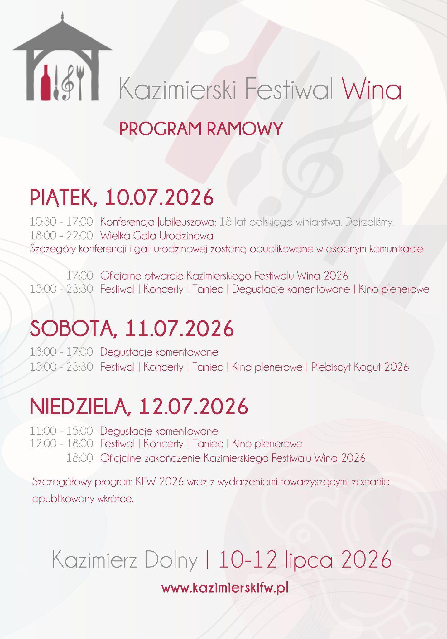 Kazimierski Festiwal Wina